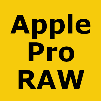 Apple ProRAW