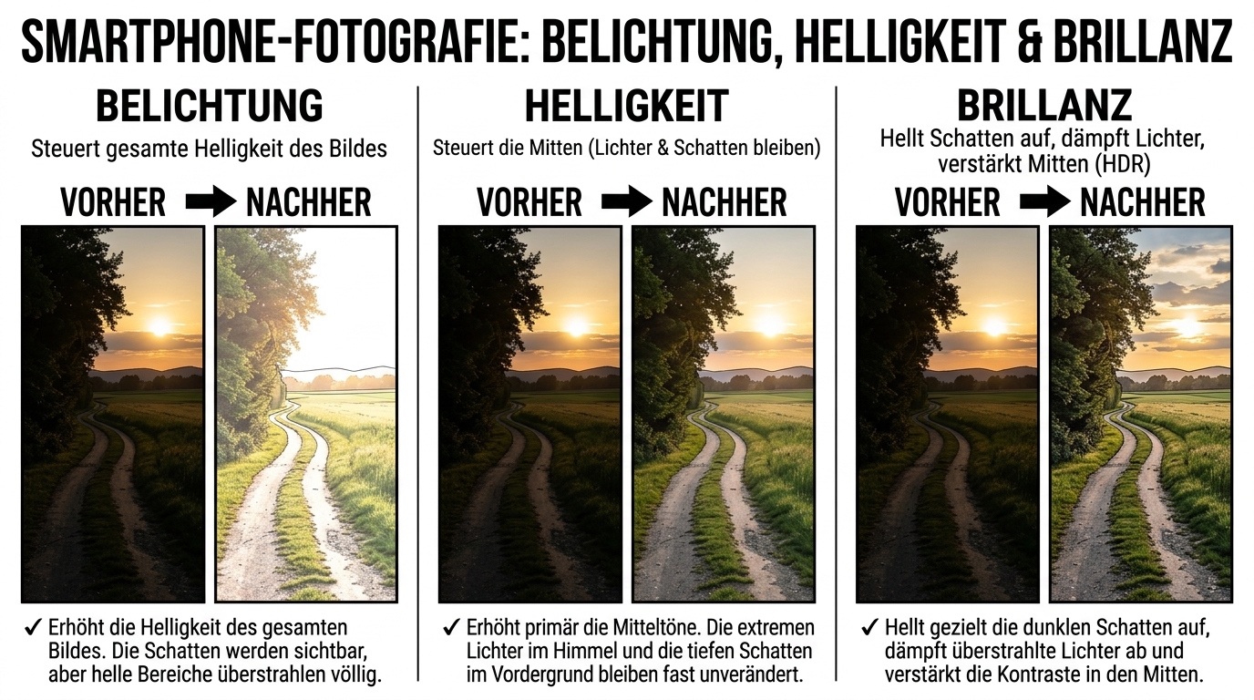 Belichtung / Helligkeit / Brillanz und so... 2 Belichtung / Helligkeit / Brillanz